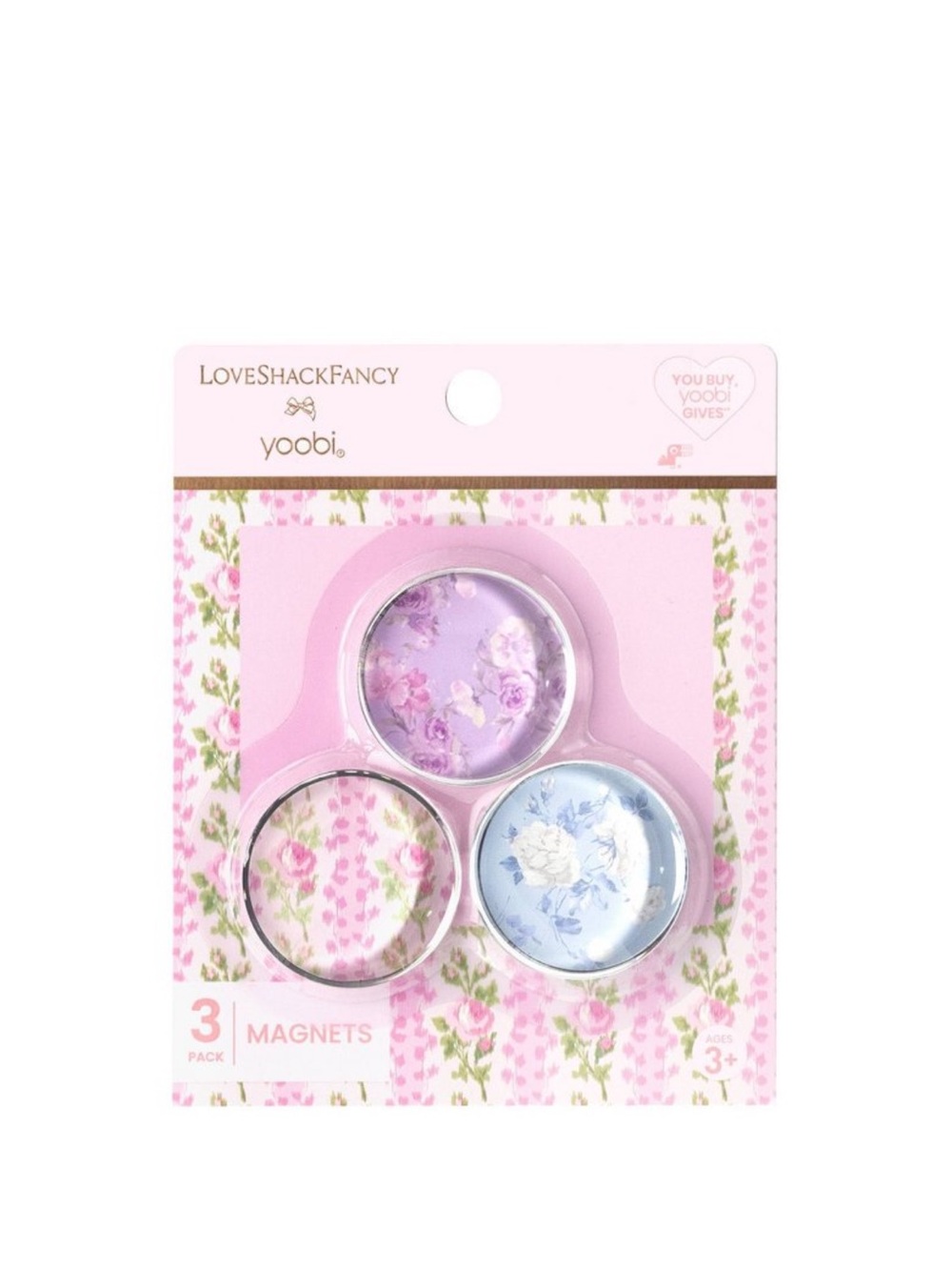 LoveShackFancy │ Yoobi Blooming Heirloom Round Magnet Set (3 pack)